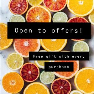 I accept offers 🙈 + free gift with  purchase 🐣